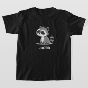Jimothy Waschbär Niedlich Lustig Tierliebhaber Mod T-Shirt