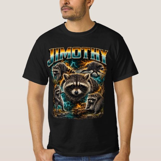 Jimothy Waschbär T-Shirt (Vorderseite)