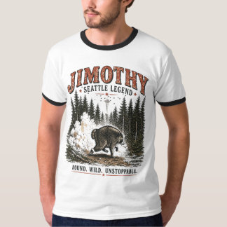 Jimothy Waschbär Vintage-Wald-Abenteuer für Wildti T-Shirt