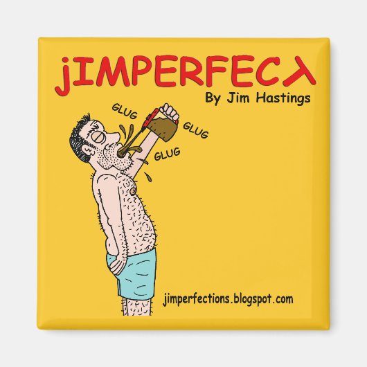 JIMPERFECT Glug Glug Magnet (Vorne)