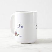 Jims AutomobilTasse 2 Kaffeetasse (Vorderseite Links)