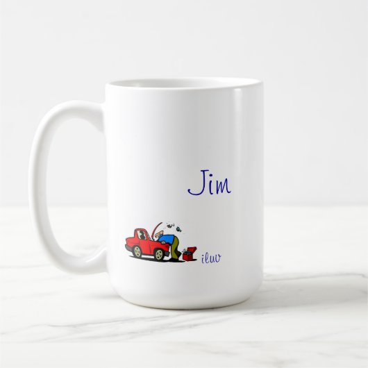 Jims AutomobilTasse 2 Kaffeetasse (Links)