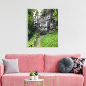 Jim's Castle Stretched Canvas Print Leinwanddruck (Insitu (Wohnzimmer))
