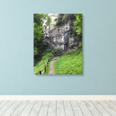 Jim's Castle Stretched Canvas Print Leinwanddruck (Insitu (Holzboden))