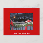 JimThorpeStationLg, JIM THORPE PA Postkarte (Vorderseite)