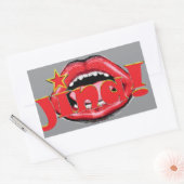 Jina! Coffee Rechteckiger Aufkleber (Umschlag)