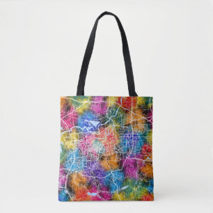 Jinan China City Map Tasche