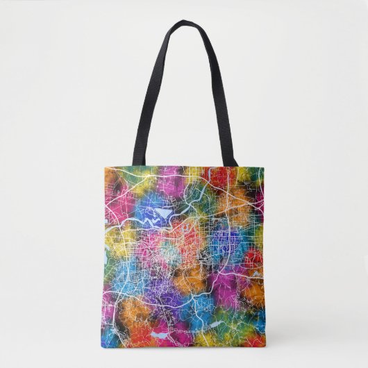 Jinan China City Map Tasche (Vorderseite)