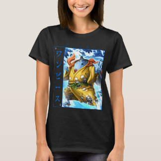 Jinbe Ritter der Meeres-Fischmann Karate Anime Kun T-Shirt