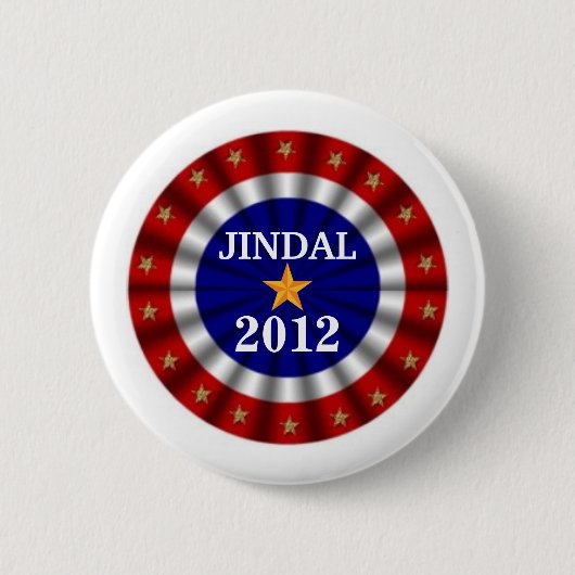 Jindal 2012 Kampagnenknopf Button (Vorderseite)