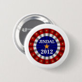 Jindal 2012 Kampagnenknopf Button (Vorne & Hinten)