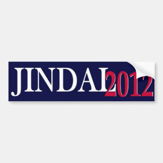 Jindal Autoaufkleber 2012 einfaches I