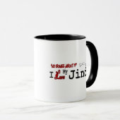 Jindo (I Liebe) Tasse (VorderseiteRechts)