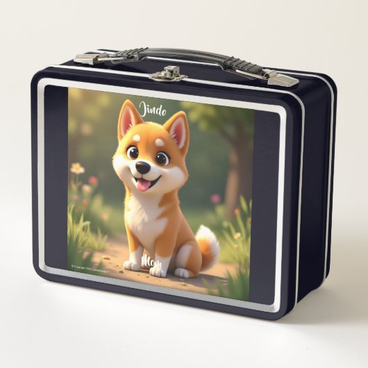 Jindo Metal Lunchbox (Vorderseite)