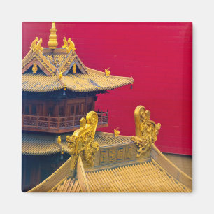 Jing'an-Tempel, Shanghai, China Magnet
