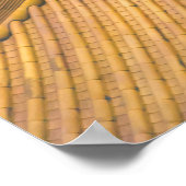 Jing'an Temple, Shanghai, China Poster (Ecke)