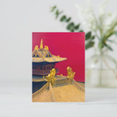 Jing'an Temple, Shanghai, China Postkarte (Stehend Vorderseite)