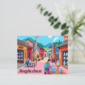 Jingdezhen, China Postkarte (Stehend Vorderseite)