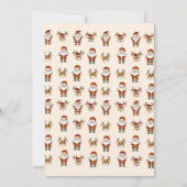 Jingel und Mingel Weihnachts-Party Einladung (Rückseite)