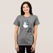 Jingle All Slay Tri-Blend Shirt (Vorderseite voll)