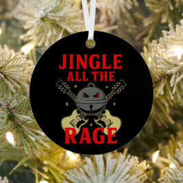 Jingle All the Rage – Heavy Metal Weihnachten Ornament Aus Metall