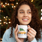Jingle All The Way Car und Weihnachtsbaumurlaub Kaffeetasse