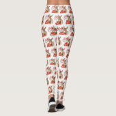Jingle All the way Christmas Farm Donkey Leggings (Rückseite)