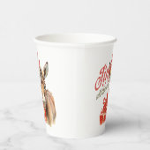 Jingle All the way Christmas Farm Donkey Pappbecher (Rechts)