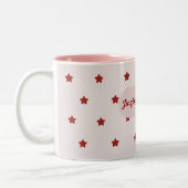 “Jingle All the Way” Cozy Christmas Mug Zweifarbige Tasse (Links)