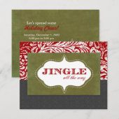 Jingle All the Way Einladungen (Vorne/Hinten)