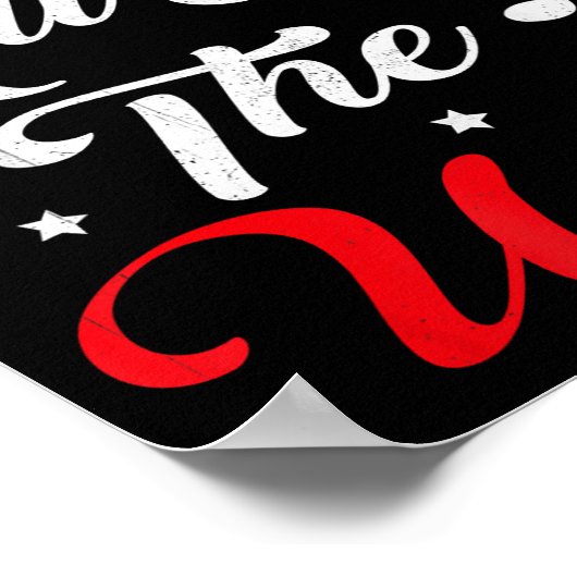 Jingle All The Way Festive Christmas Poster (Ecke)