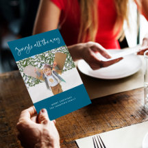 Jingle All The Way Foto Weihnachts-Flachkarte