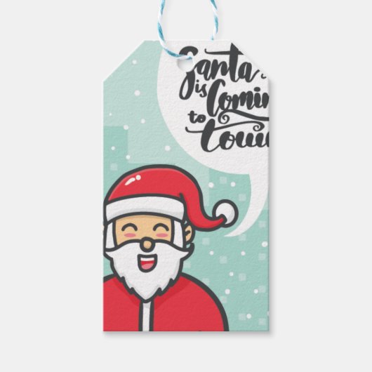 Jingle All The Way Geschenkanhänger (Vorderseite)