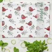 Jingle all the way - Kitchen Tea Towel Geschirrtuch (Gefaltet)
