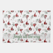 Jingle all the way - Kitchen Tea Towel Geschirrtuch (Horizontal)