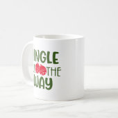 Jingle All the way mit Jingle Bells Coffee Tasse (Vorderseite Links)