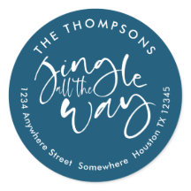 Jingle All the way name Address White Türkise