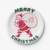 Jingle All The Way Pappteller (Vorderseite)