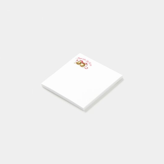 Jingle All the way Post it Notes Post-it Klebezettel (angewinkelt)
