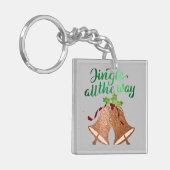 Jingle all The Way: Schlüsselanhänger (Vorderseite links)