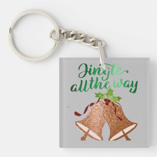 Jingle all The Way: Schlüsselanhänger (Vorderseite)