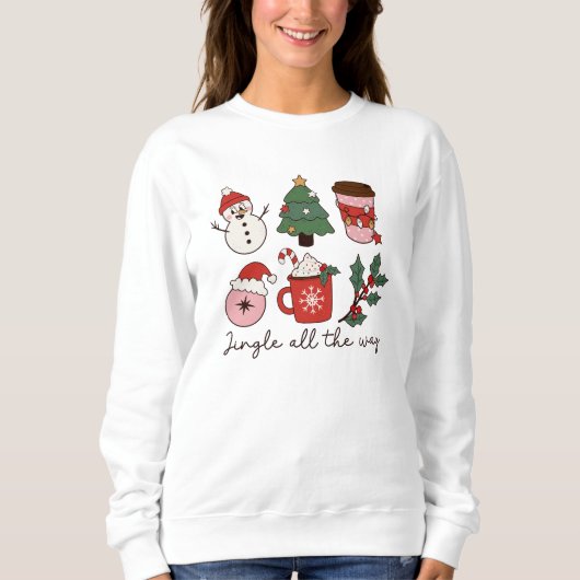 Jingle All The Way Sweatshirt (Vorderseite)