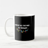Jingle All The Way To Therapy Funny Christmas Sarc Kaffeetasse (Links)