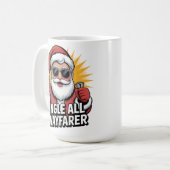 Jingle All the Wayfarer Kaffeetasse (Vorderseite Links)