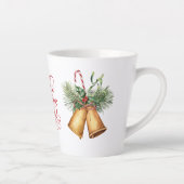 Jingle All Way Christmas Bells Latte Tasse (Rechts)