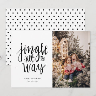 Jingle All Way Fun Holiday Card Feiertagskarte
