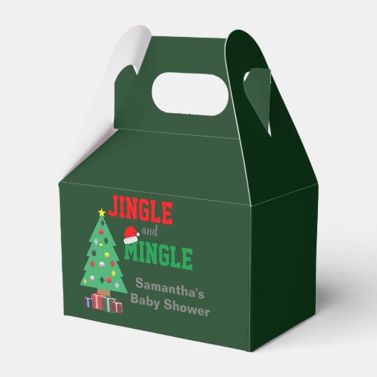 Jingle and Mingle Baby Shooter Geschenkschachtel (Vorderseite)