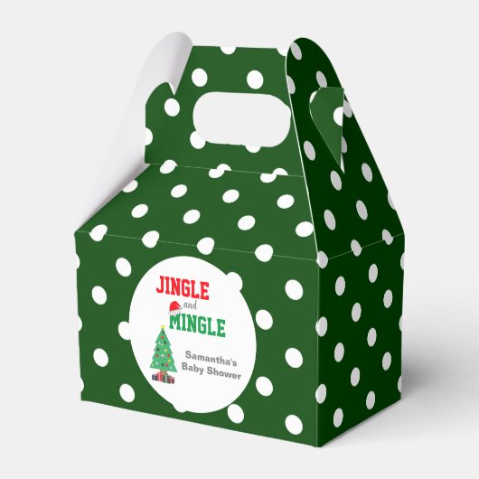 Jingle and Mingle Baby Shooter Geschenkschachtel (Vorderseite)