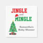 Jingle and Mingle Baby Shooter Serviette (Vorderseite)