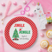 Jingle and Mingle Birthday Paper Plate Pappteller (Party)